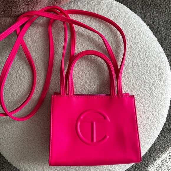Telfar Pink Mini Shopping Bag Dupe - Picture 1 of 7